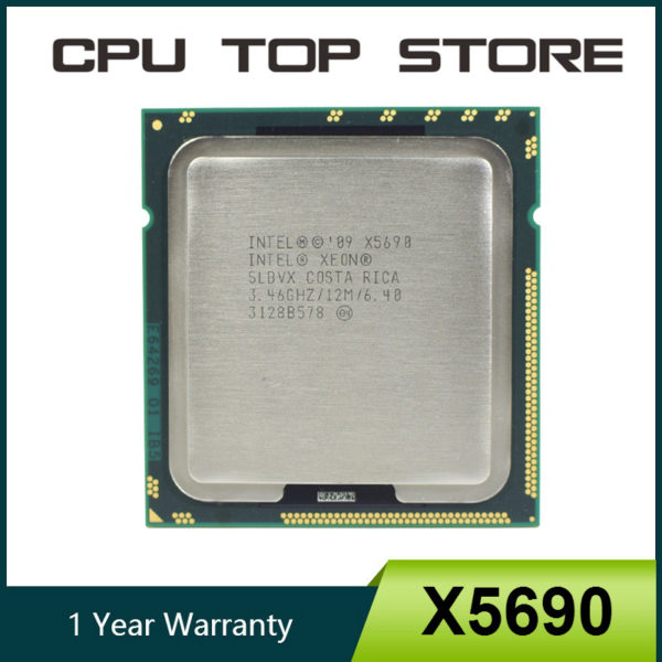Utilis Intel Xeon X5690 LGA 1366 3 46GHz 6 4GT s 12MB 6 Core 1333MHz SLBVX