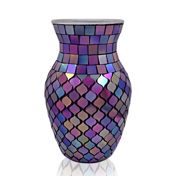 Vase en verre mosa que fait la main style nordique la mode d coration florale pour 4