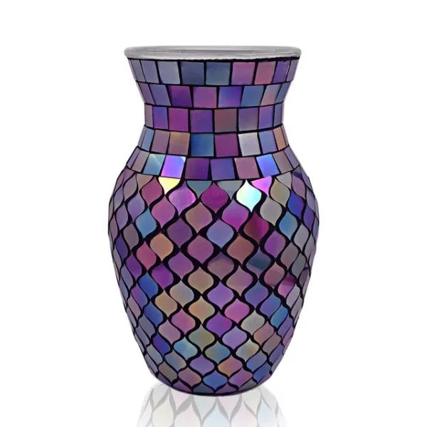 Vase en verre mosa que fait la main style nordique la mode d coration florale pour 5