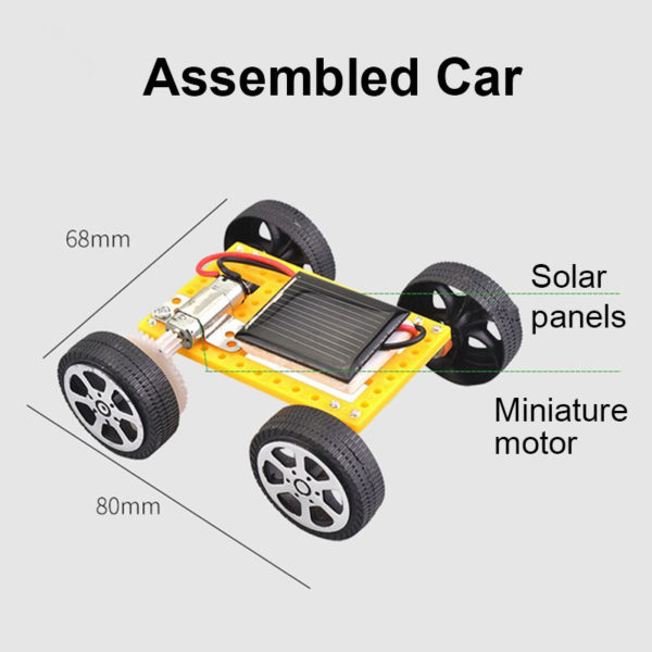 Voiture solaire pour enfants jouet assembler soi m me Kit ducatif STEM Robot jouets projet scientifique 3