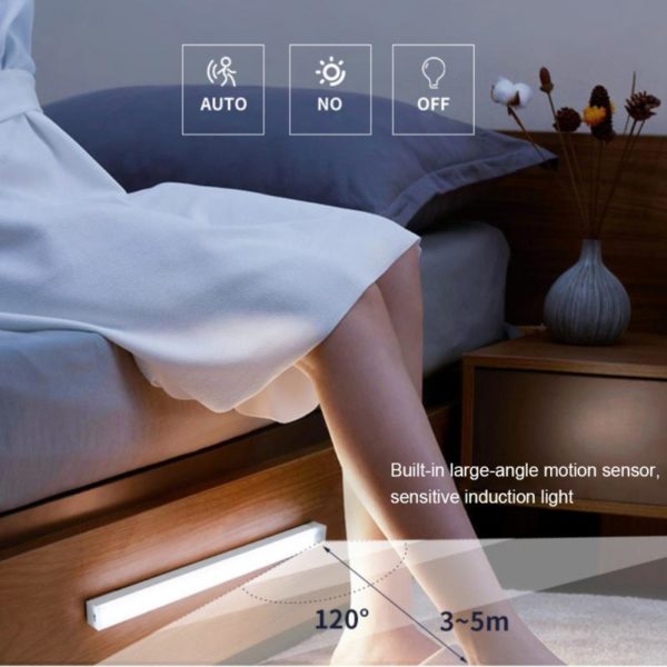 Xiaomi veilleuse LED avec capteur de mouvement Rechargeable par USB clairage sous meuble id al pour 1