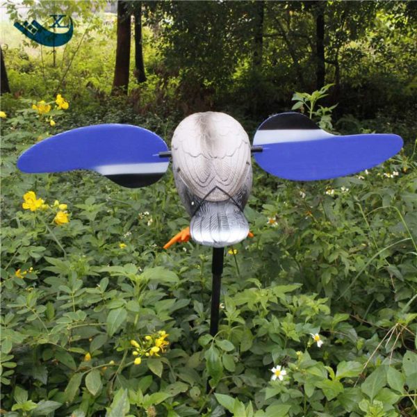 Xilei Drake en plastique cologique 6V moteur canard leurre quipement de chasse avec ailes rotatives aimant 1