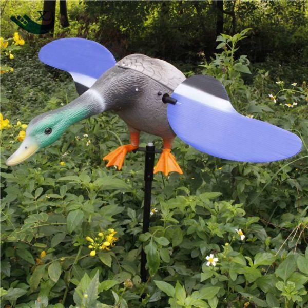 Xilei Drake en plastique cologique 6V moteur canard leurre quipement de chasse avec ailes rotatives aimant 2