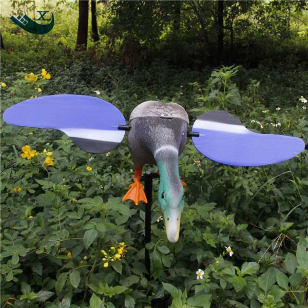 Xilei Drake en plastique cologique 6V moteur canard leurre quipement de chasse avec ailes rotatives aimant