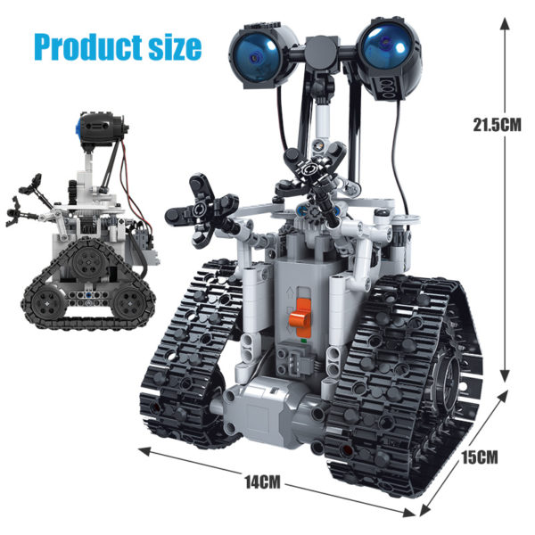 ZKZC Robot lectrique T l command pour Enfant Blocs de Construction Mod le de Ville Jouet 5