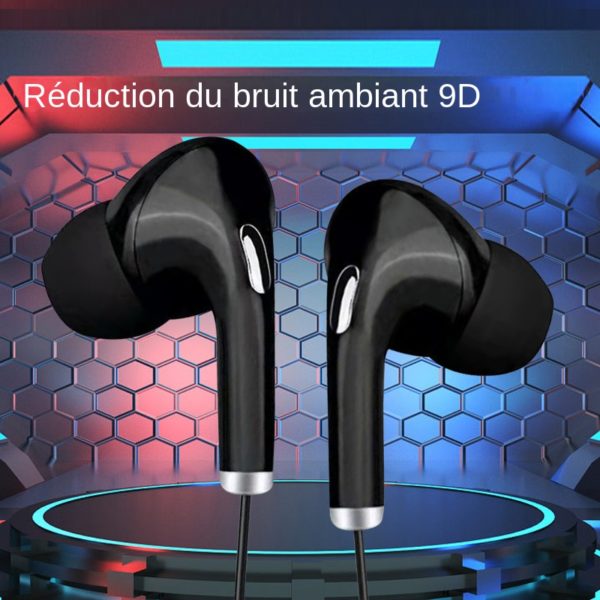 Écouteurs in-Ear D'à travers-Trou Universel in-Ear pour Apple Huawei 3.5 Interface Casque – Image 5