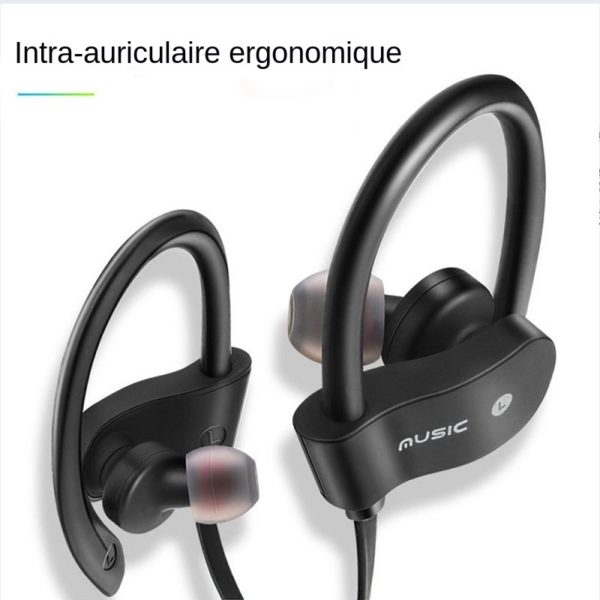 couteurs sans fil Bluetooth 4 1 oreillettes boucle d oreille casque Bluetooth oreillettes de Sport 1