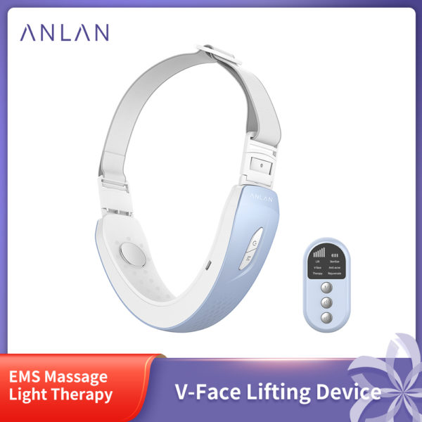ANLAN dispositif de Lifting du visage Massage EMS Double menton limine la forme en V th