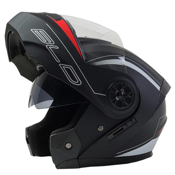 BLD casque de Moto modulaire double objectif s curit descente casque rabattable professionnel course de Motocross