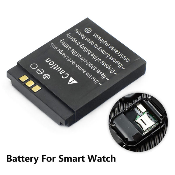 Batterie de montre connect e GTF QW09 DZ09 W8 LQ S1 V 3 7 mAh lithium