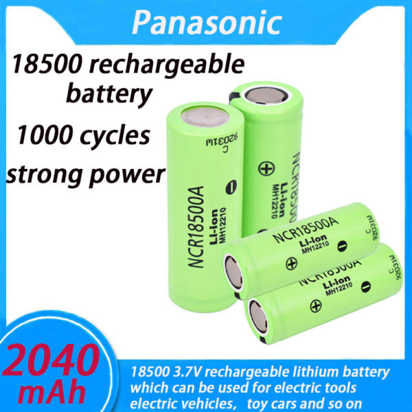 Batterie pour Panasonic NCR18500A 2022 V 100 mah 3 7 18500 2040 3 6 Original pour