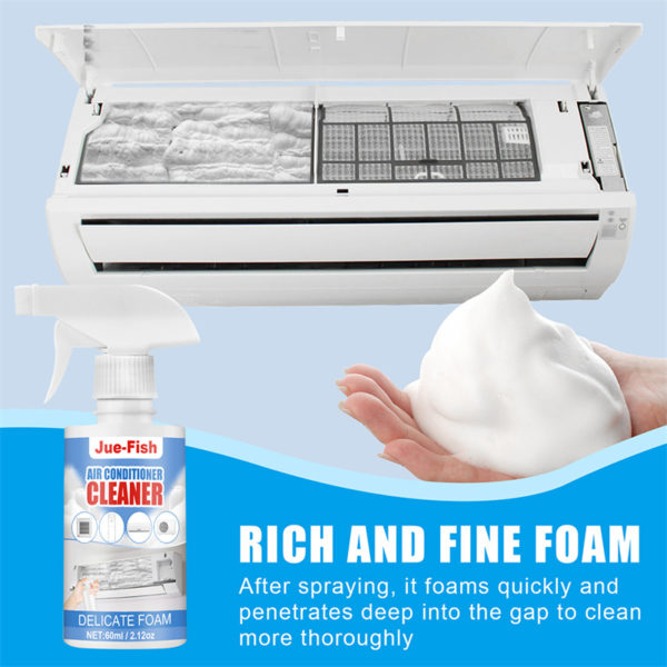 Bobine de nettoyage en mousse pour climatiseur robuste d tergent d odorant couvercle filtre sac eau 1