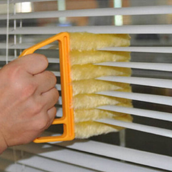 Brosse de nettoyage de vitres en microfibre utile nettoyeur de climatiseur plumeau lame de store v 1