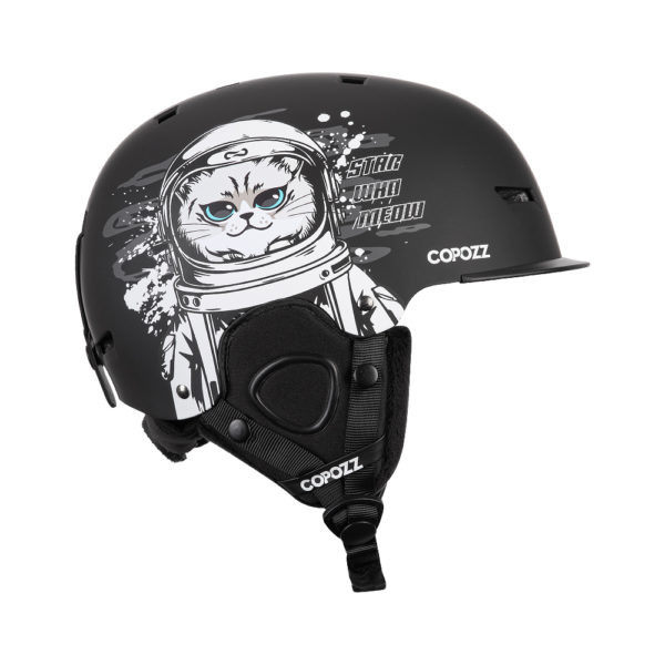 COPOZZ nouveau casque de Ski dessin anim demi couverture Anti impact casque de s curit cyclisme 2