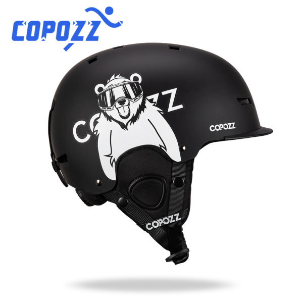 COPOZZ nouveau casque de Ski dessin anim demi couverture Anti impact casque de s curit cyclisme