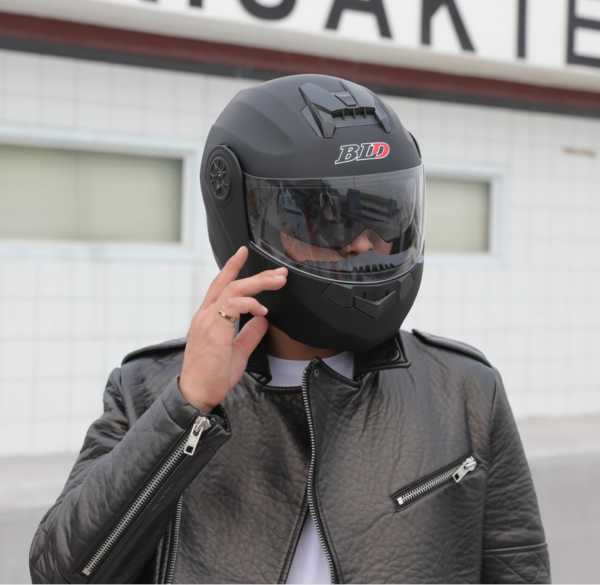 Casque rabattable pour hommes, casque de course professionnelle, en matériau ABS, modulaire à double objectif, Certification DOT, 2020 – Image 6