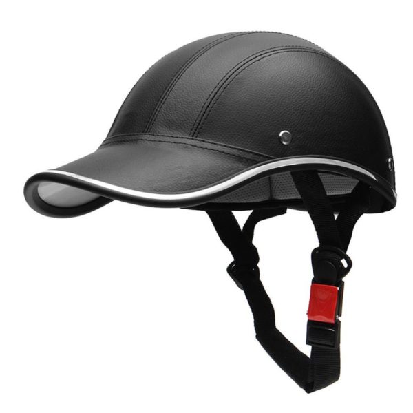 Demi casque de moto casquette de Baseball demi visage chapeau de s curit Anti UV nouveaut