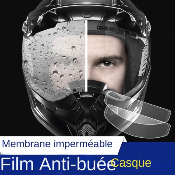 Film Anti bu e et Anti pluie pour casque de moto accessoires universels de casque rev