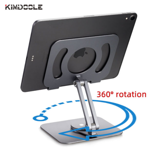 Kimdoole Support de Tablette en m tal Portable Flexible pour Kindle Ipad Air Pro 12 Pad