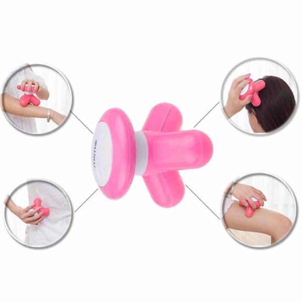 Masseur électrique vibrant à poignée électrique USB, petit appareil de massage de beauté, MultiMini Triangle, soins de santé – Image 5