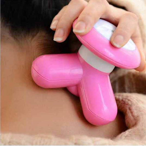Masseur électrique vibrant à poignée électrique USB, petit appareil de massage de beauté, MultiMini Triangle, soins de santé