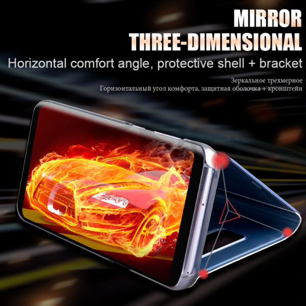 Miroir de mode tui Rabat pour Samsung Galaxy A32 A12 A71 A70 A52 A20 A20e A20s 4