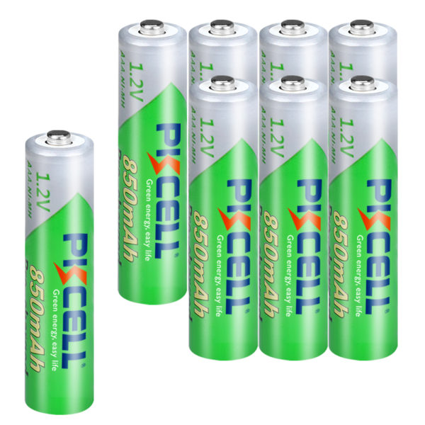 PKCELL batterie Rechargeable AAA 1 2V Ni MH AAA 3A faible d charge automatique 850mAh 8 1