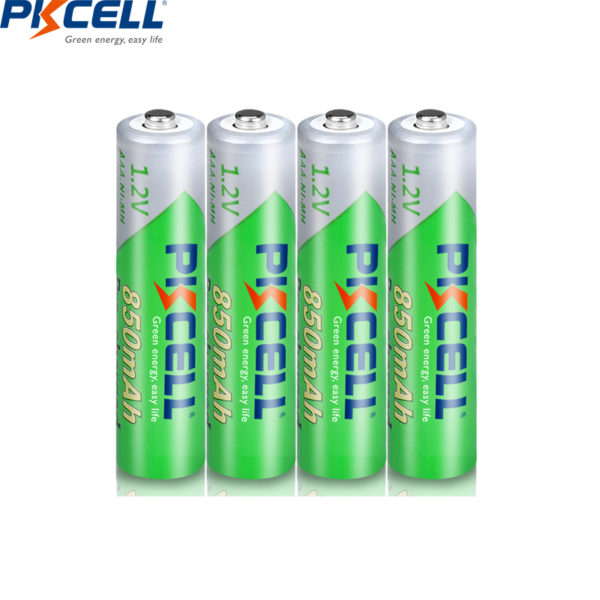 PKCELL batterie Rechargeable AAA 1 2V Ni MH AAA 3A faible d charge automatique 850mAh 8 2