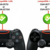 Pour SONY PS4 PRo slim LIP1522 Dualshock 4 V1 V2 contrôleur sans fil Playstation GamePad 4x2000mAh batterie Rechargeable – Image 6