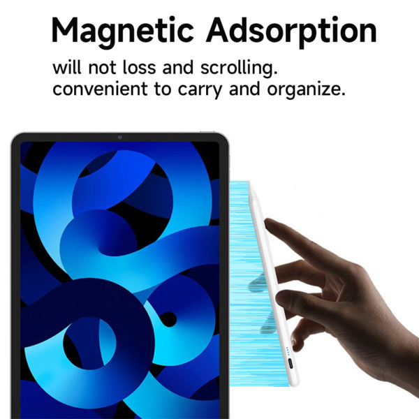 Stylet tactile color rejet de paume pour Apple iPad 2022 2021 2019 2018 Air 5 Mini 3