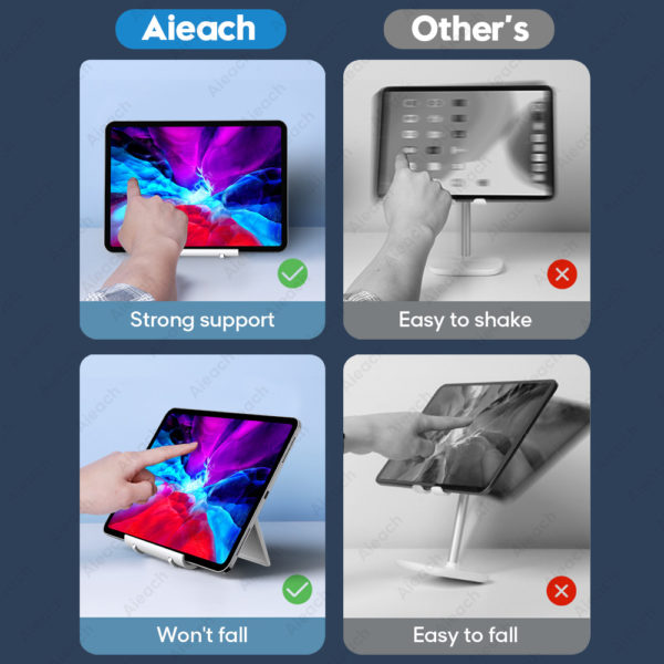 Support de Bureau pour Tablette Pliable et R glable pour T l phone Portable iPad Xiaomi 2