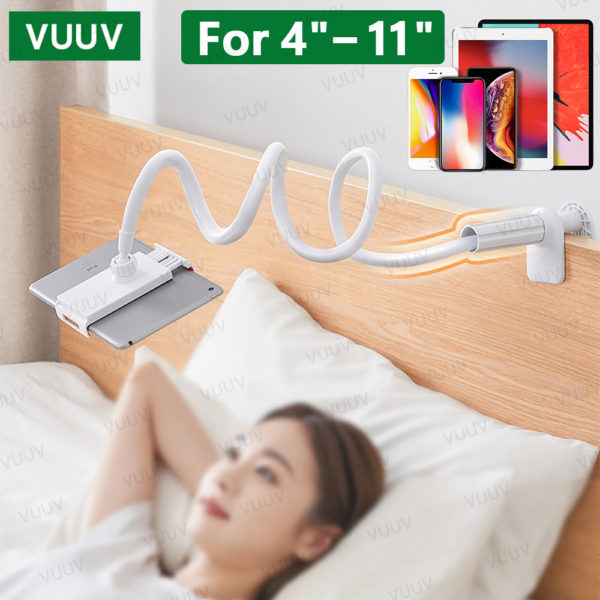 Support de téléphone et tablette universel, Flexible, Long bras de serrage, pour iPad, Samsung, Xiaomi, Huawei